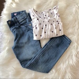 Skinny girls jeggings size 5